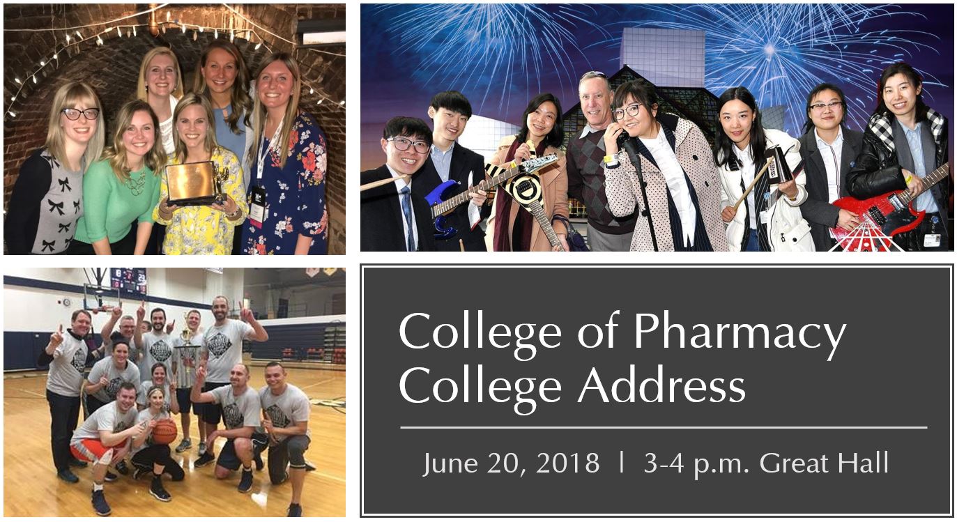 College of Pharmacy College Address graphic