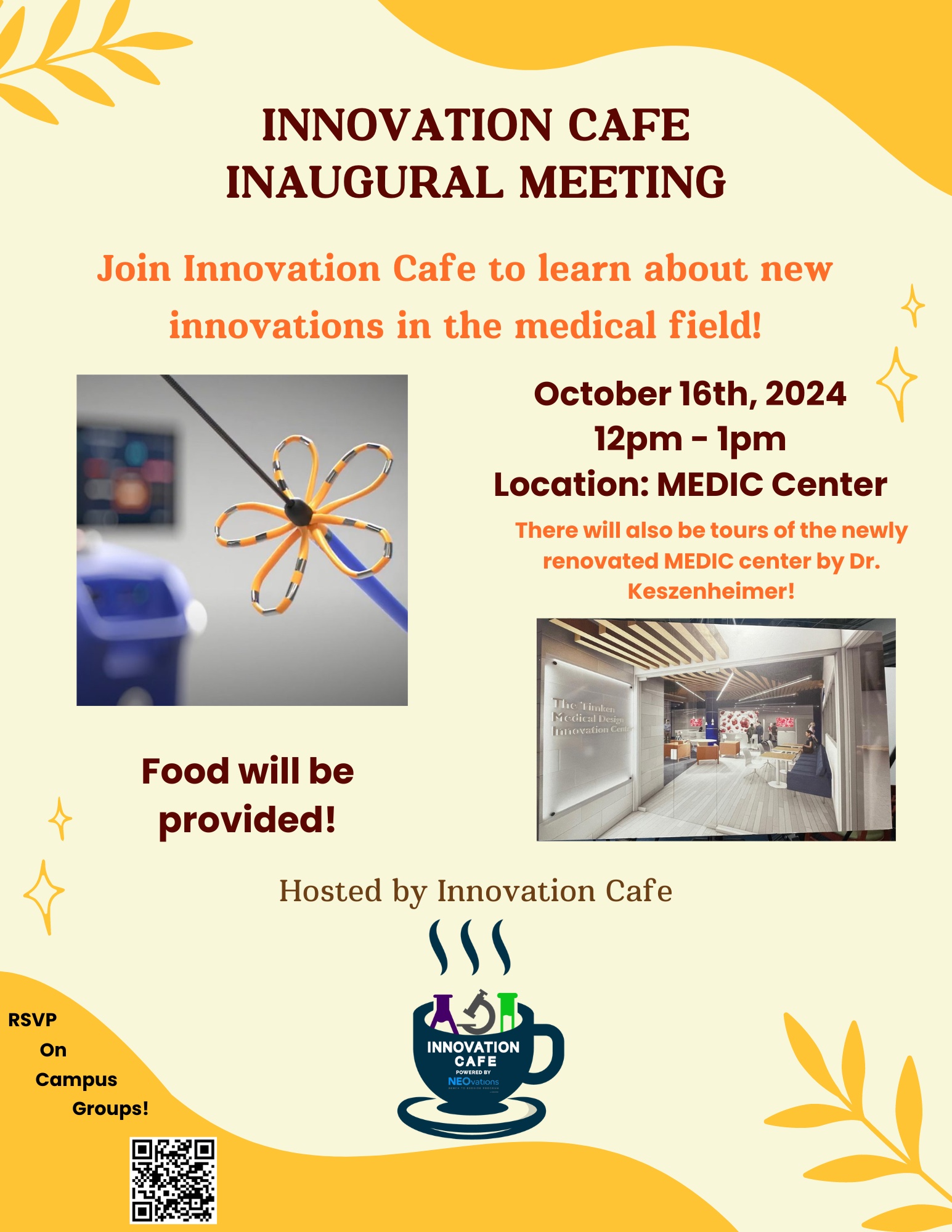 Innovation Cafe flyer