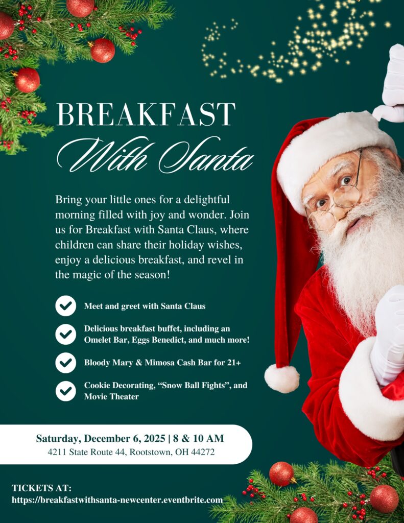Breakfast with Santa flyer