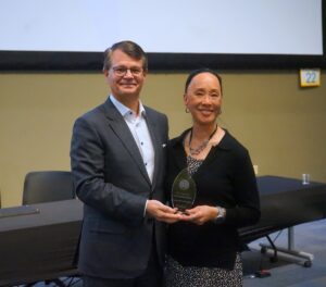 Snapshot of Dr. John Langell and Dr. Amy Lee